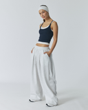 Tangle Double Layer Tank | Navy