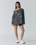 Pearl Wave Tee | Charcoal Gray