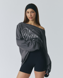Pearl Wave Tee | Charcoal Gray