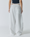 Balloon Wide String Pants | Cream
