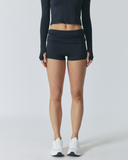 Solid Slim Pants | Black